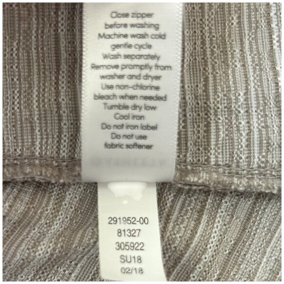 Athleta Elation Full-Zip Powervita Jacket grey ivory Small Yoga Studio - Picture 13 of 13